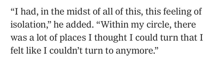 In an interview with New York Times, Frank talked about how isolated he felt, and how much he questioned the people around him.In Nikes he does the same