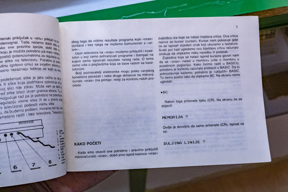 Unfortunately, it took PEL Varaždin 3 years to bring Galeb to market in 1984, by which point it was completely outdated. With only 250 units sold, it was retired and replaced by the faster Orao, which gained popularity in schools as a cheap machine for teaching BASIC.