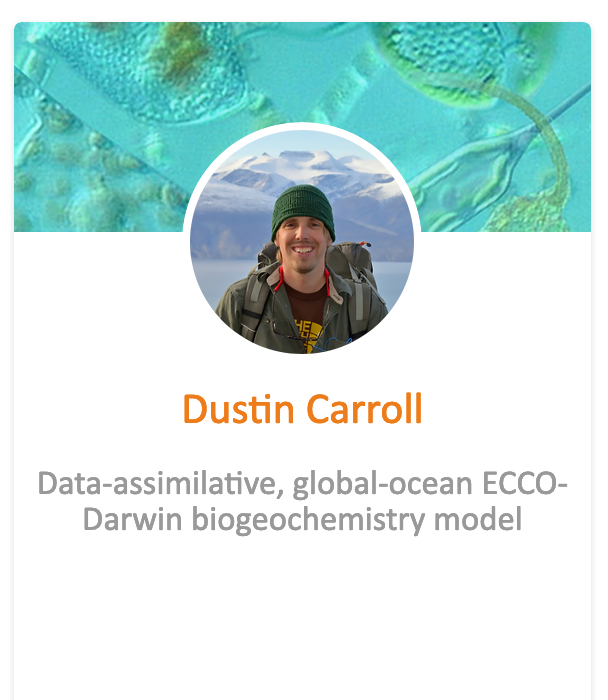 NASAOcean's tweet photo. @MLMLmarinesci Dustin Carroll plans to ingest @NASA 's #PACE data into a model that will constrain estimates of the global impact human activity has on the natural #carbon cycle. #dataassimilation #biogeochemistry #oceanmodel

https://t.co/NOep2Y6XDG https://t.co/VbMuPlTJ4p