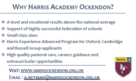 HAOCsixthform's tweet photo. PLACES AVAILABLE ENROL NOW
Harris Academy Ockendon offers a wide range of A-levels alongside vocational qualifications.  Join us in September 2020 in our state of the art 6th form building. For more information click on the link https://t.co/oXkY0YfdaH https://t.co/FrOHWt28Gj