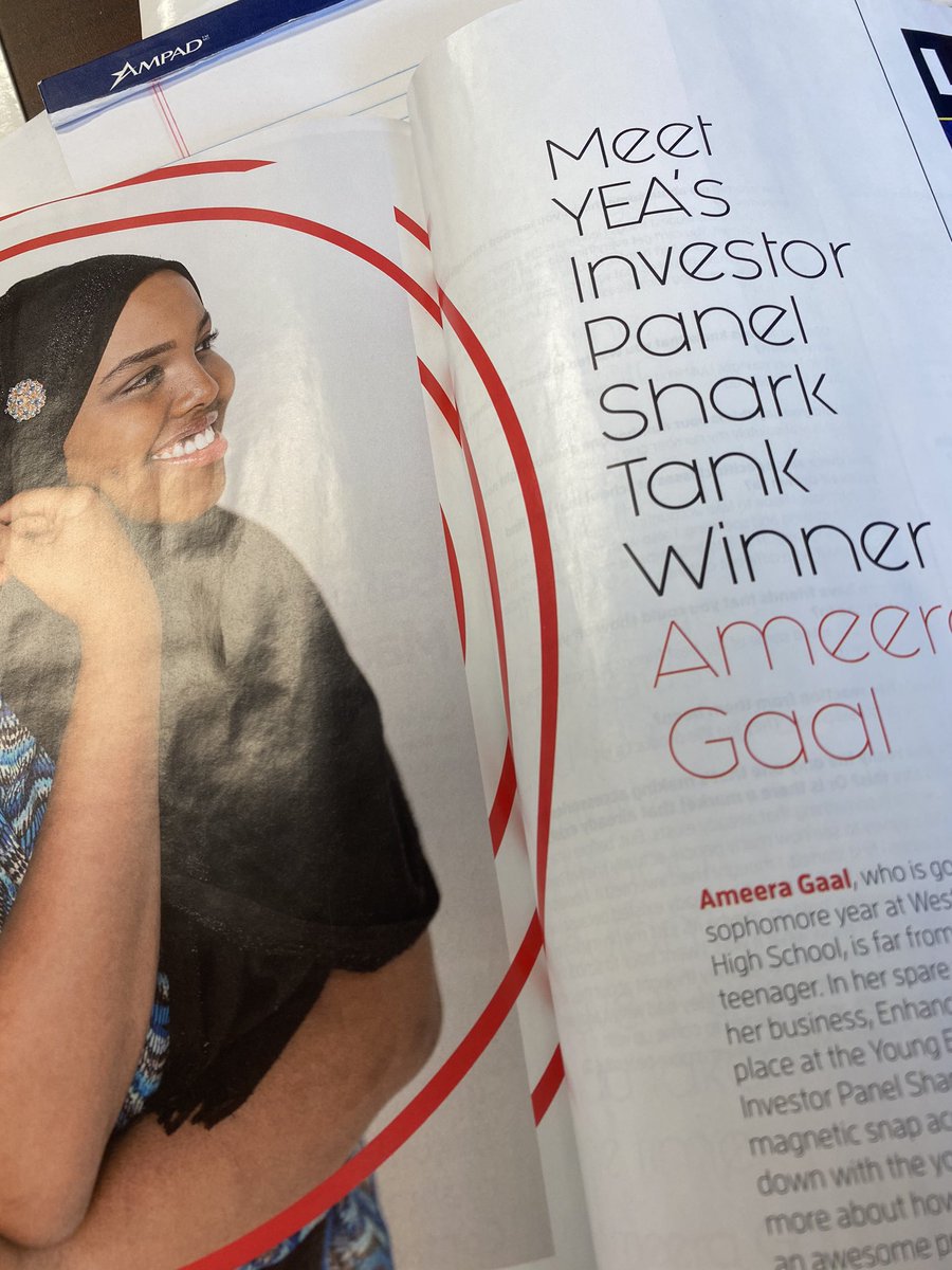 Flipped through <a href="/SpotlightFargo/">Spotlight, LLC</a> #fargomonthly and spied Ameera sharing about her #Entrepreneur  experience with #fmwfyea  Great work!!! Find her work at enhance.ubeauty on Instagram!