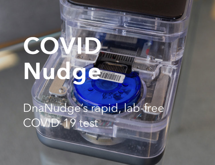 dnanudge's tweet photo. DATA: Our paper, “CovidNudge: diagnostic accuracy of a novel lab-free point-of-care diagnostic for SARS-CoV-2”, is now in press at The Lancet Microbe and will be published shortly. Link to the pre-print: https://t.co/WdCopZOJlO #DnaNudge #CovidNudge https://t.co/hdl0wsiJYE
