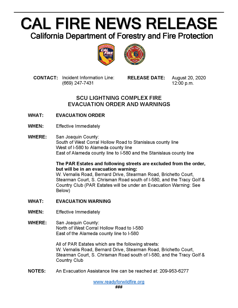 CAL FIRE SCU tweet media