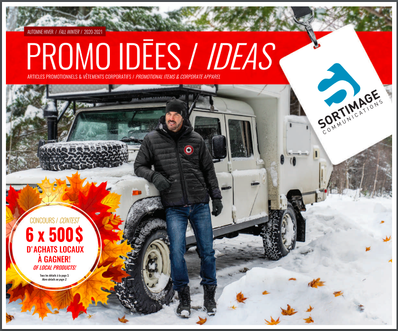 Sortimage's tweet image. 🛎  Nouveau! Nouveau! Nouveau!
Notre catalogue d'objets promo automne / hiver : 
une foule d'idées et produits de qualité pour vos besoins en promotion et affichage de toute sorte 😃
📞  450-628-3113
📧  promo@sortimage.com 
Consultez le catalogue ici:
bit.ly/catalogueAUT20…