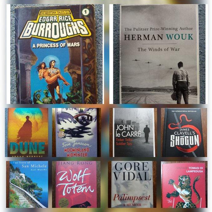 LWestwoodAuthor's tweet photo. So here's my top ten selection in collage form (all my own work!! Thanks, Lesley๐) #toptentitles and the very kind offer from @BridgeBooksDro1 https://t.co/1dLWKeRFlX