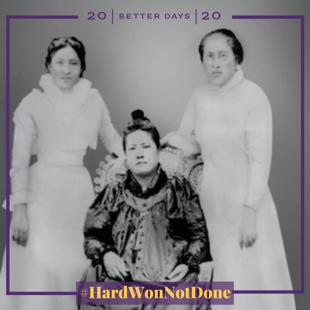 Hannah Kaaepa (R) and her mother Makanoe Kahluhilaau Kaaepa (center) emigrated from Hawai'i to Utah in 1898, the year the U.S. annexed Hawaii as a territory.