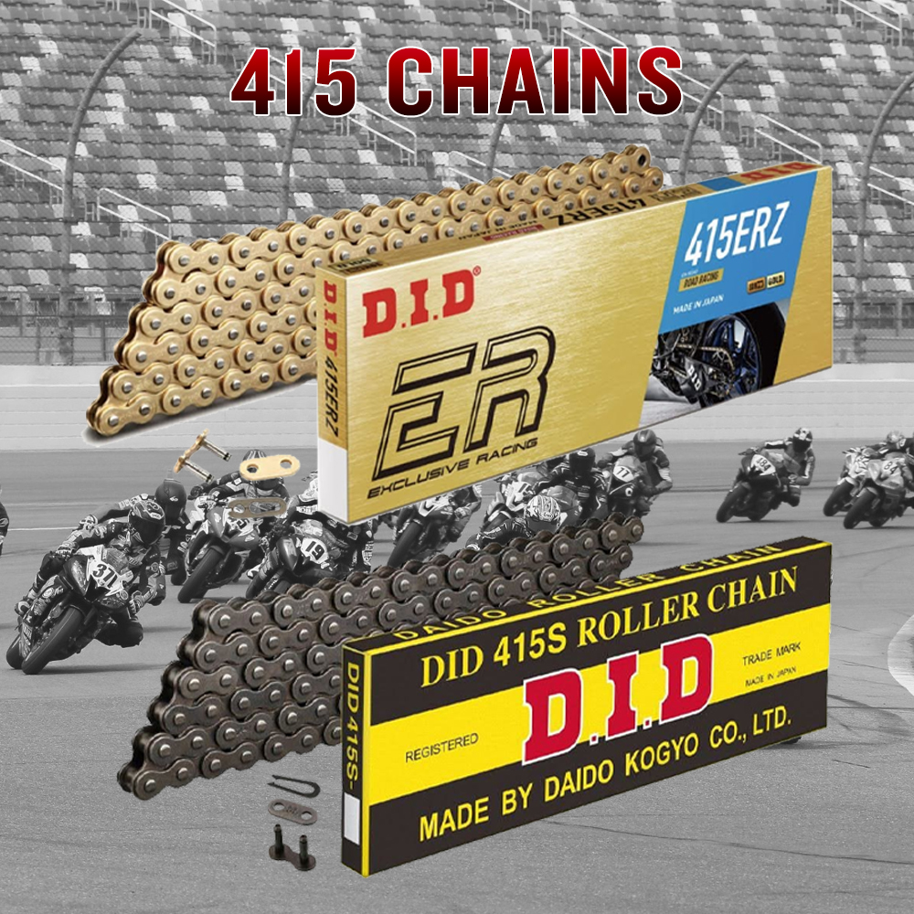 UrbanMotoDist's tweet photo. 415 Chains have arrived to Chains &amp; Sprockets! ⛓ Race teams from all over the world rely on D.I.D technology to power their machines - including Valentino Rossi. 🏍 Check out the collection on our website here  👉 https://t.co/lCiUSgK9QI #beta #aprilia #bikelife #valentinorossi https://t.co/RbI05BkQpc