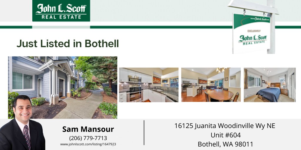 Just Listed!! 

Welcome to Sonoma Villero! Beautiful community w/easy access to I-405 &amp; downtown Woodinville. 

#justlisted #realestate #realtor #forsale #househunting #realestateagent #newlisting #dreamhome #newhome #home  #broker #realestatelife #bhfyp #JLSLynnwoodFTW