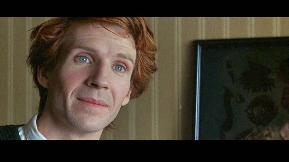 14. Oscar and Lucinda.He’s a right sweetie in this. Looks strange with ginger hair, though it does make his eyes look bluer. He’s great opposite Cate Blanchett.