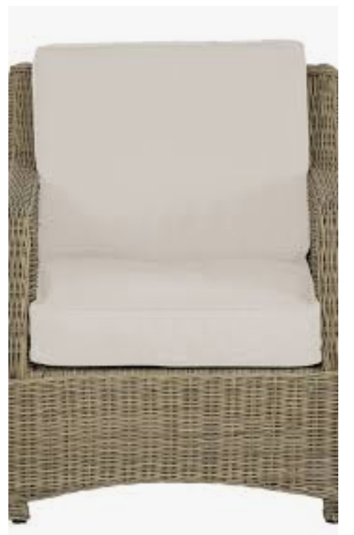 Dan Rafael & a garden chair.