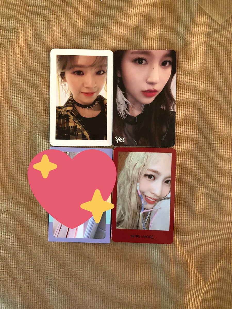 vrra10's tweet photo. WTS
Various Twice photocards
Sell for $4 each + shipping. Please dm for more details 
USA based
@TWICE_trades @Twicetradeonce @girlgrouptrade https://t.co/J4lUHtK9C2