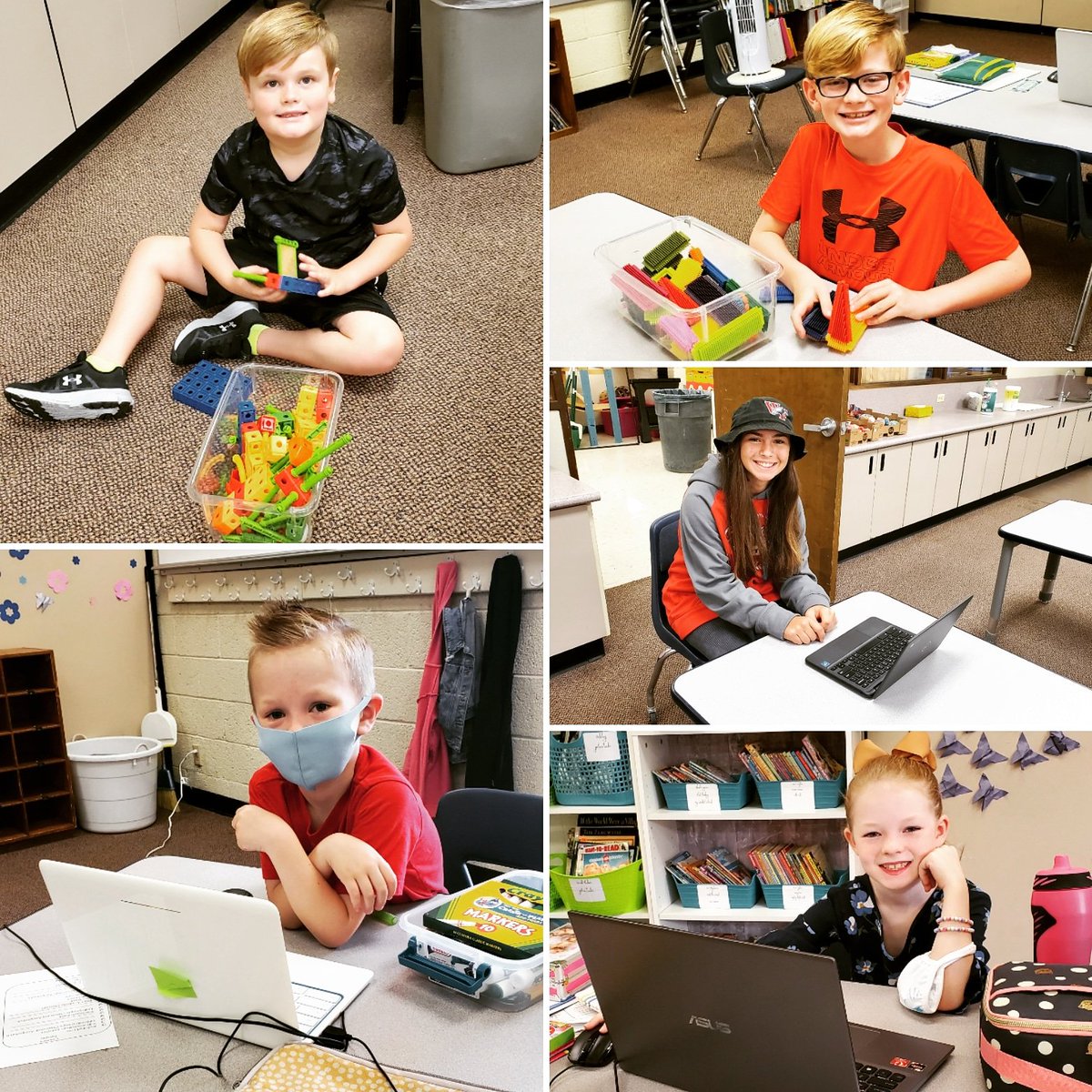KnoxGifted's tweet image. We couldn&apos;t be more excited to have kids on campus today! Some our @knoxgifted teachers brought their own children to campus to attend school virtually.
#KidsMakeEverythingBetter #kgarocks #FlexibilityForAll