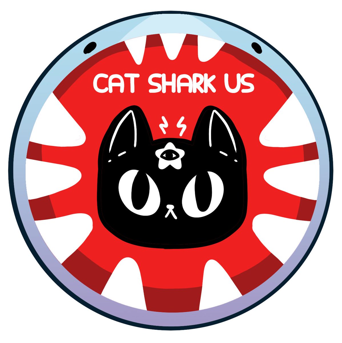CatShark16's tweet photo. CatSharkUS has a new logo, and it's hungry. https://t.co/1gE1IMdlik