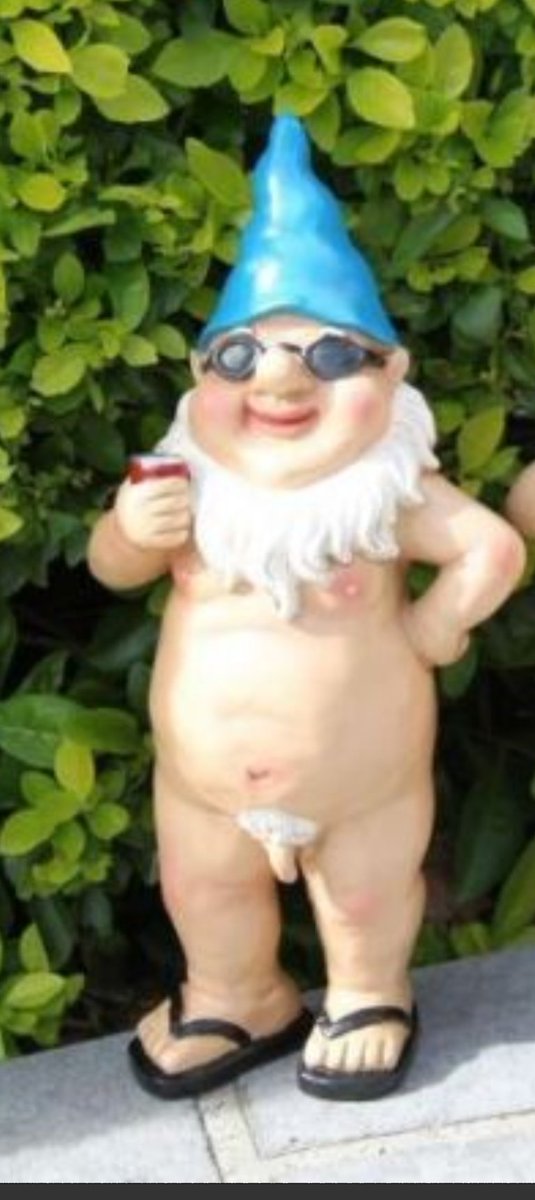 Gareth A Davies & a Gnome.