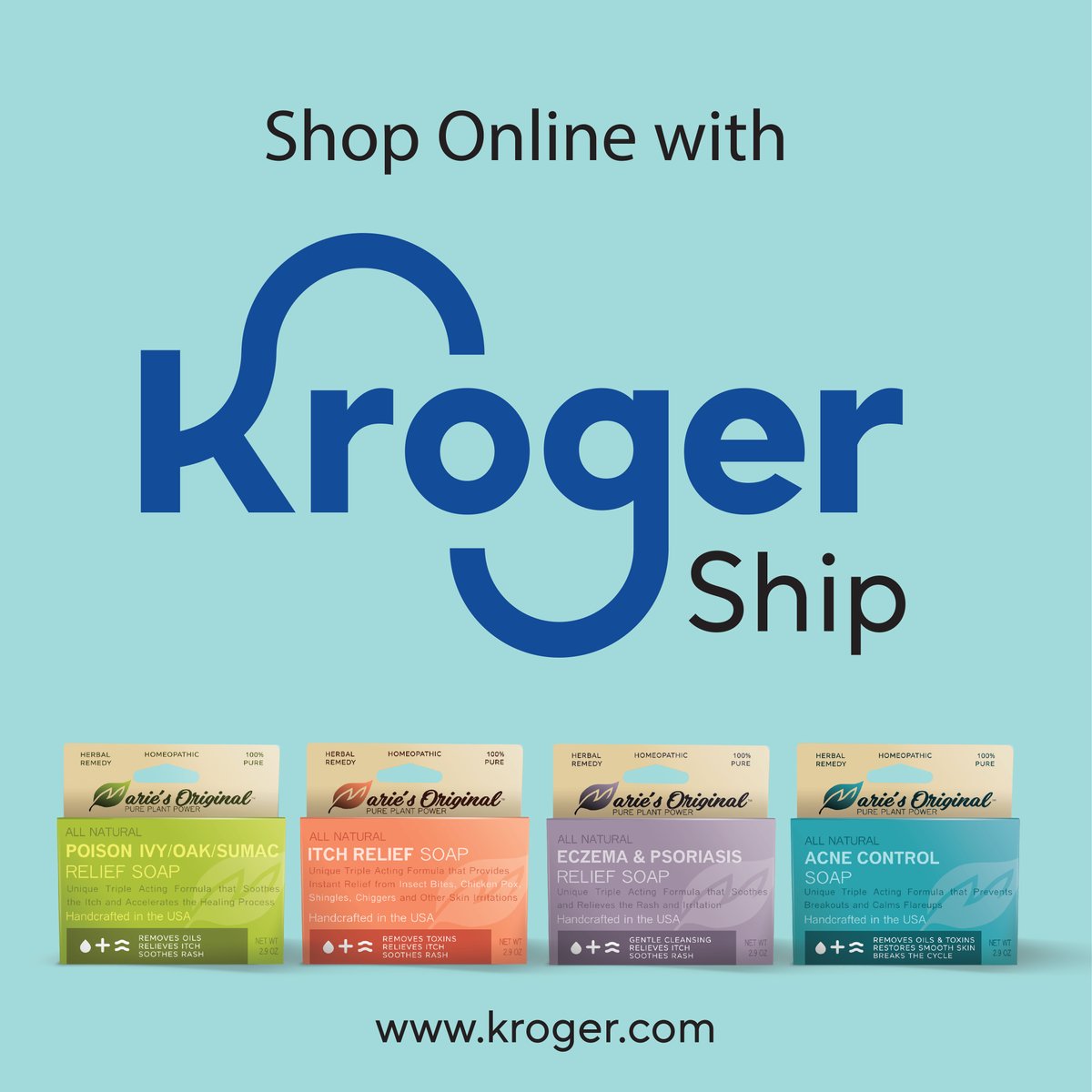 Our products are now available at Kroger! Can we get a hello? 😉
.
.

#retailers #holistichealing #crueltyfree #naturesmedicinecabinet #naturalingredients #healingnaturally #allnatural #ingredientsmatter #planthealing #nochemicals