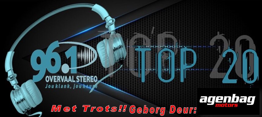 dielaaitie's tweet image. @Franjadp lê stewig op Nr 9 met More Hearts Than Mine op die @OvervaalStereo #Top20HITS