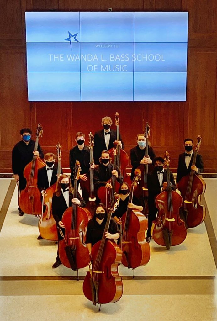 Introducing our 2020-21 double bassists, under the direction of Dr. John Schimek!