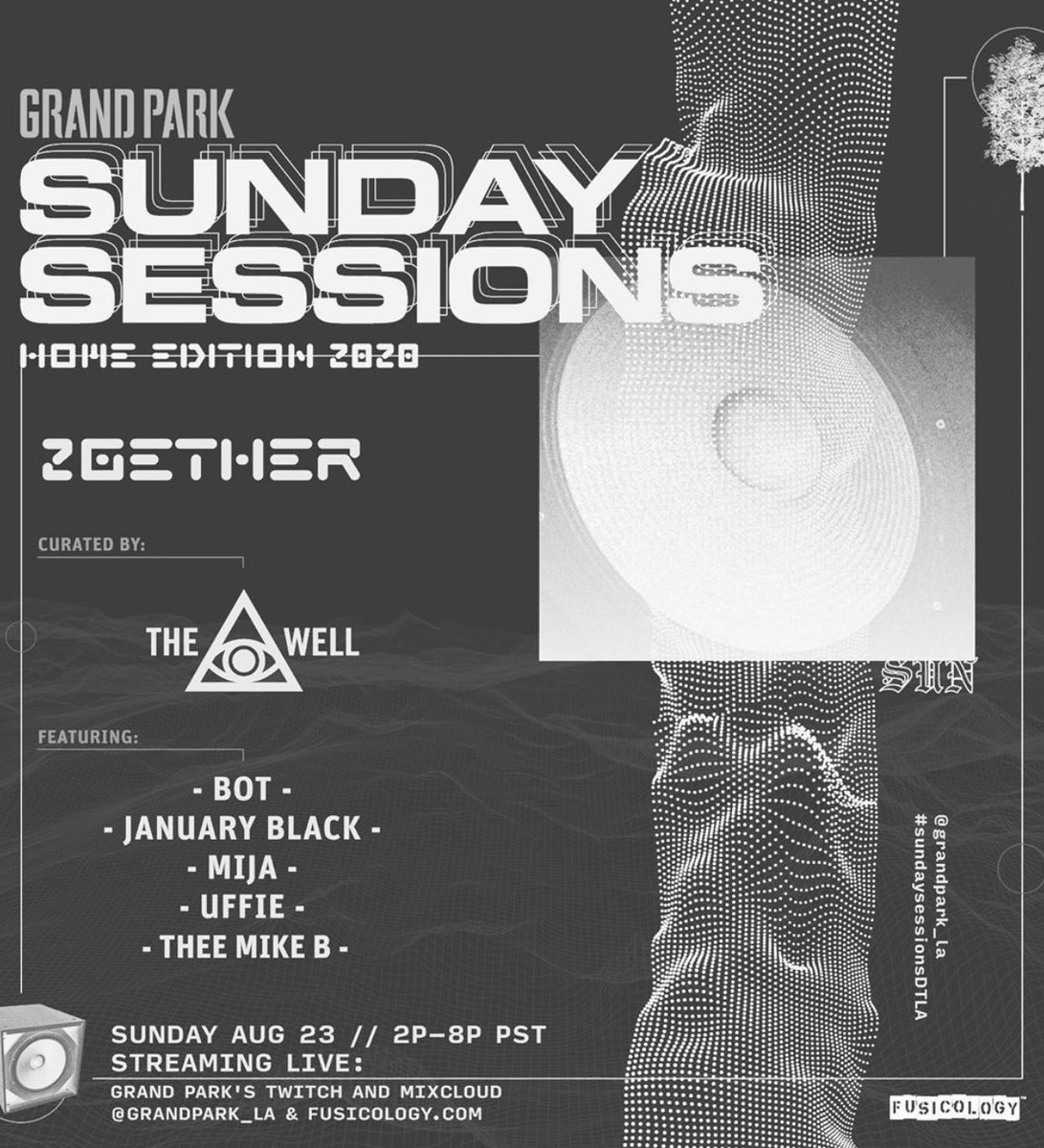 therealNIGHTOUT's tweet image. Hey Los Angeles! Who’s ready for Sunday Sessions Home edition featuring @theemikeb / @hi_mija / January Black / @UffieUfficial / &amp;amp; Bot?!?