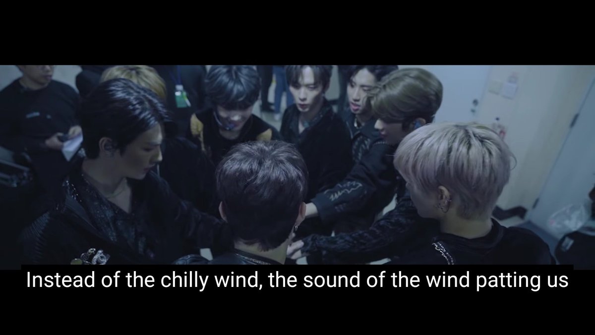 7.2 YOU CAN STAY↬ thanks to Stay, they are so grateful that Stay exist, because STAY YOU MAKE STRAY KIDS STAY↬ wind in lyrics once again, this time as a pleasant breeze
