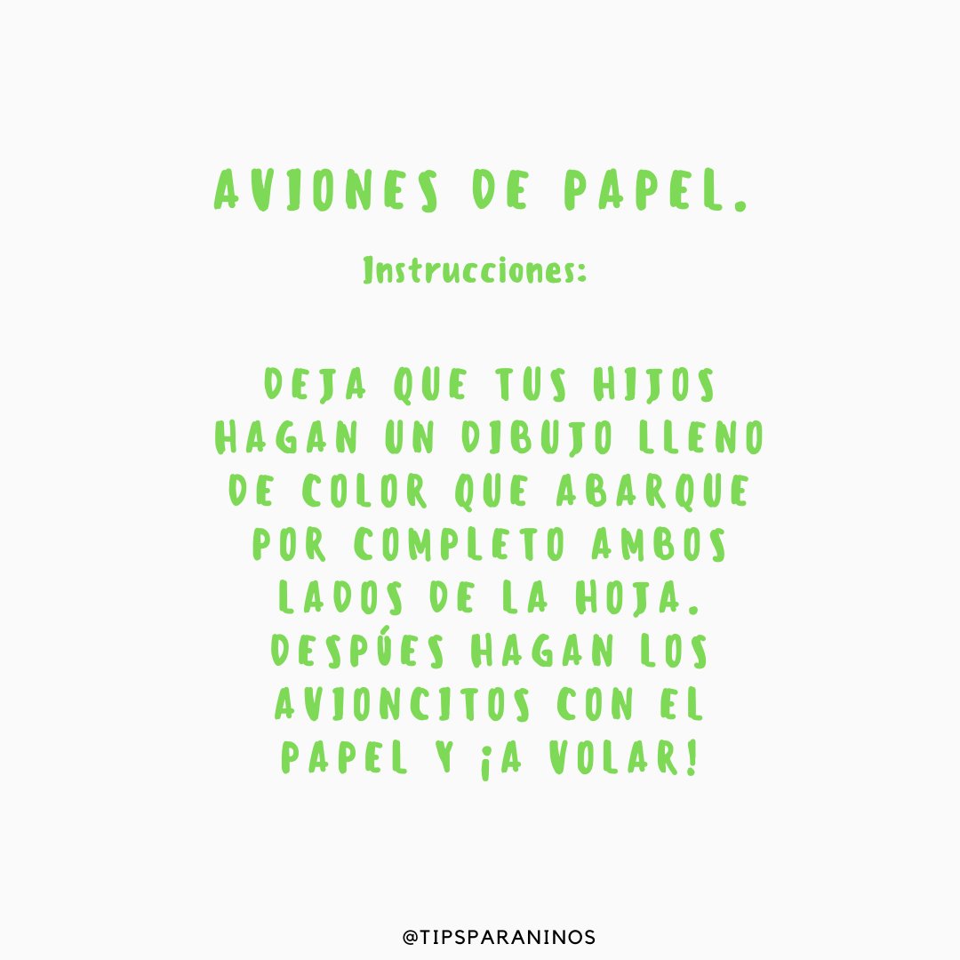 TipsParaNinos's tweet photo. Haz tu propio avión de papel. 
Aqui te decimos como hacerlo. https://t.co/vGSDQVvU8L