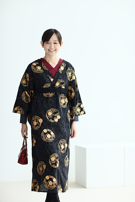 ソウソウ　sou.sou モスリン　みたて衣 net限定】モスリン みたて衣／籬菊模様（まがきぎくもよう） 写し