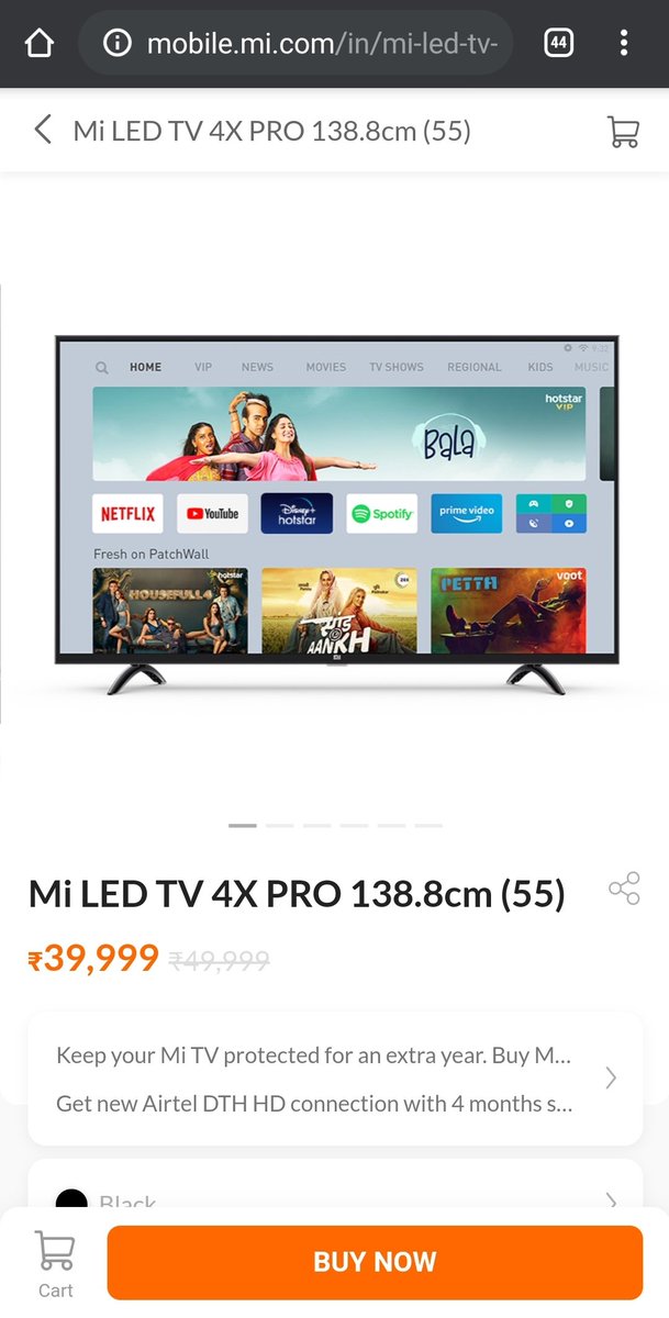  @FlipkartSellers  @Flipkart  @flipkartsupport when the actual price of the Mi TV 4x pro is 39,999rs but one of your sellers is selling at 42,499(after all discounts applied). Even that can be forgiven, but why sending me a TV that only costs 34,999s(Mi Tv 4x)