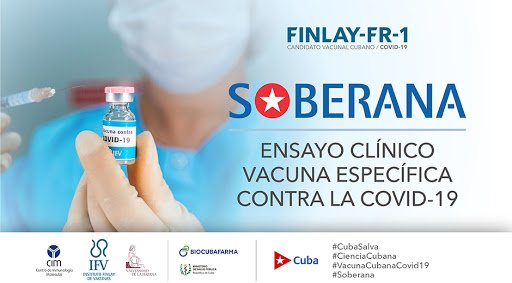 AAB_Cuba's tweet photo. Excelente Mesa Redonda sobre la #VacunaCubanaVsCovid19, #Soberana01. Gracias a los investigadores que la desarrollaron. Gracias #Fidel, el futuro de nuestra patria es un futuro de hombres de ciencia, un futuro de hombres de pensamiento.

@DiazCanelB @DrRobertoMOjeda @jsaborido50 https://t.co/yNSfgBJ0Db