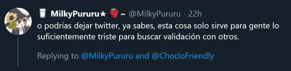 CoalitionPixel's tweet photo. Doom es de esas tristes personas que buscan validación de otros en twitter.

Este es mi ultimátum, ¿yo o Doom? ¿Quieres estar en los escuálidos brazos de un tuerto jorobado que vio más de 1000 animes, o en mis fuertes brazos Peruanos, fortalecidos por años de darle al joystick.💪🏿 https://t.co/d1vNWcipfC