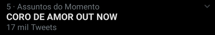 UpdatesKSU's tweet photo. CORO DE AMOR OUT NOW está en el TOP 5 Trendings de México con más de 17 mil tweets!!! 🔥 https://t.co/hXn2p9SdKg