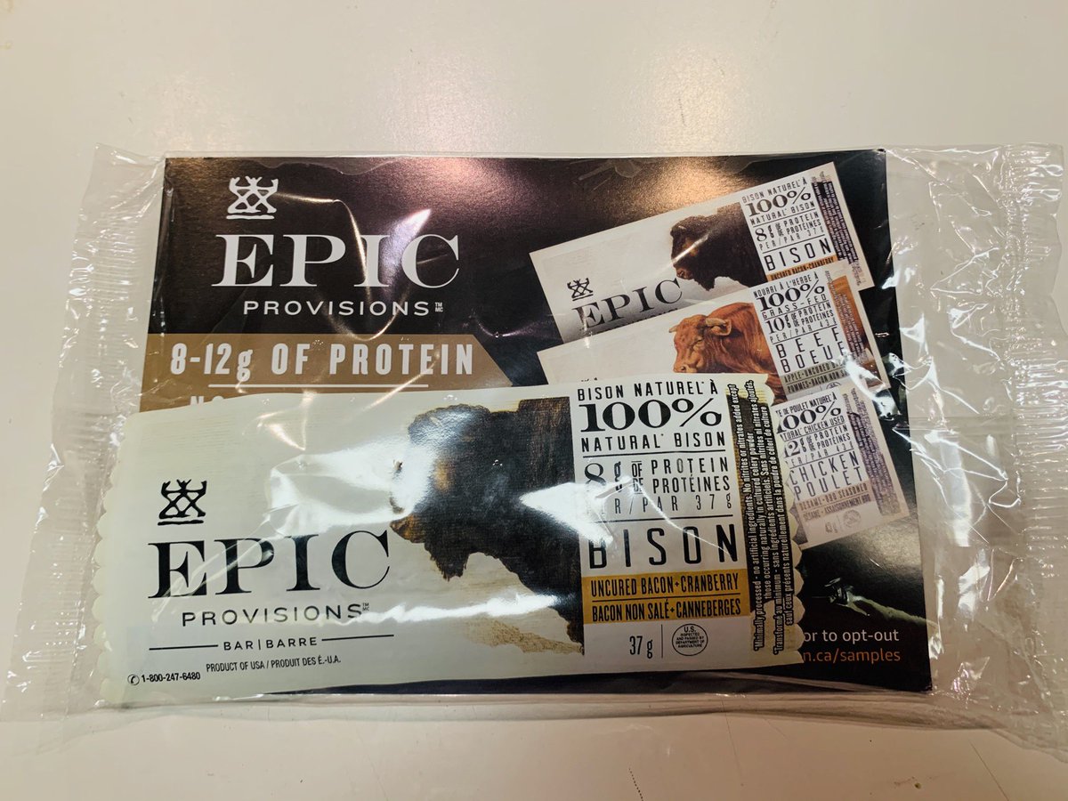 ashanneross's tweet photo. Random encounter of the day: Amazon allegedly sent me free uncured bacon cranberry flavoured 100% natural bison meat in the mail 🧐🧐🧐 https://t.co/5kHJcovoIf