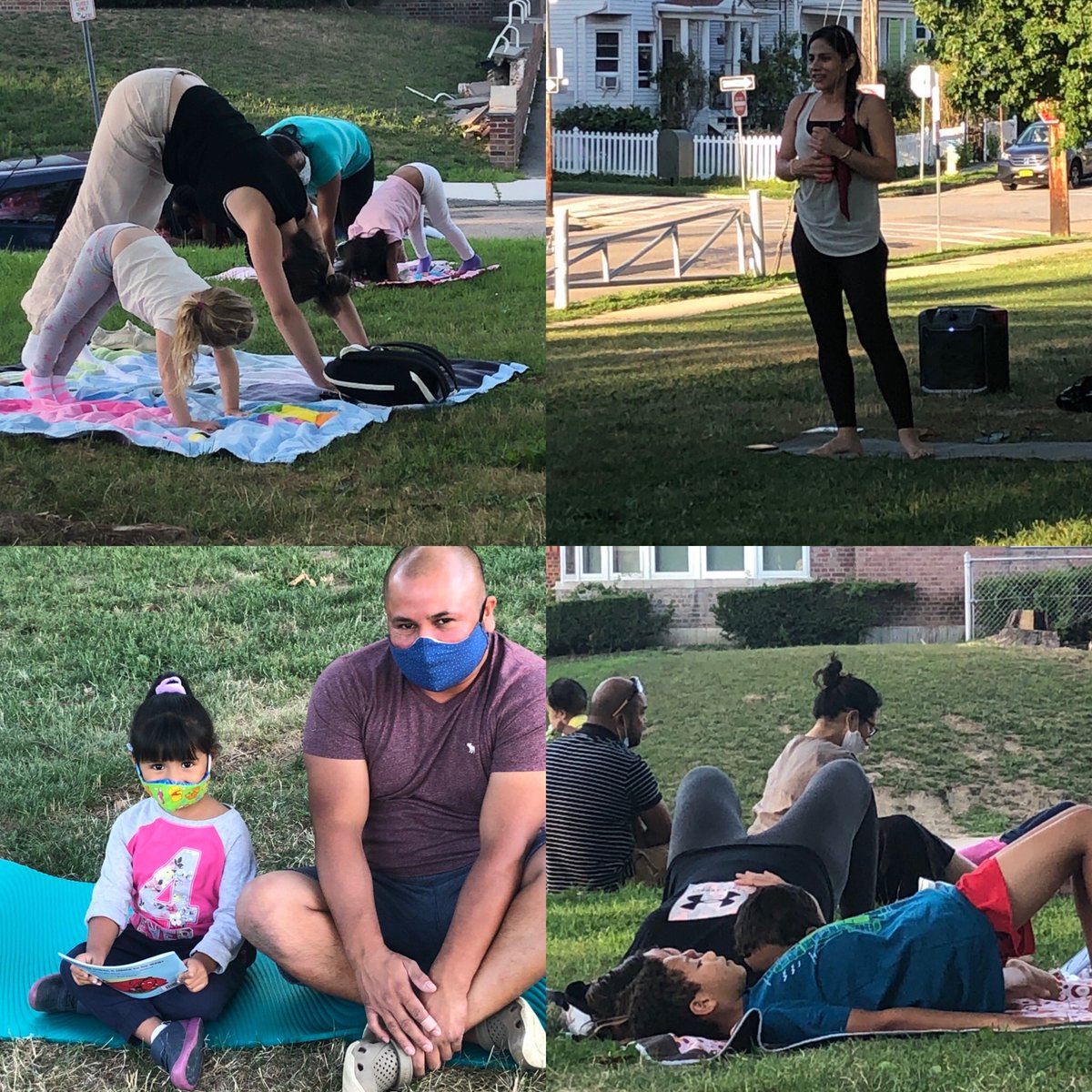 What a beautiful night for yoga and a new book .  Thank you Ms Stoller for leading us in a a mindful practice .