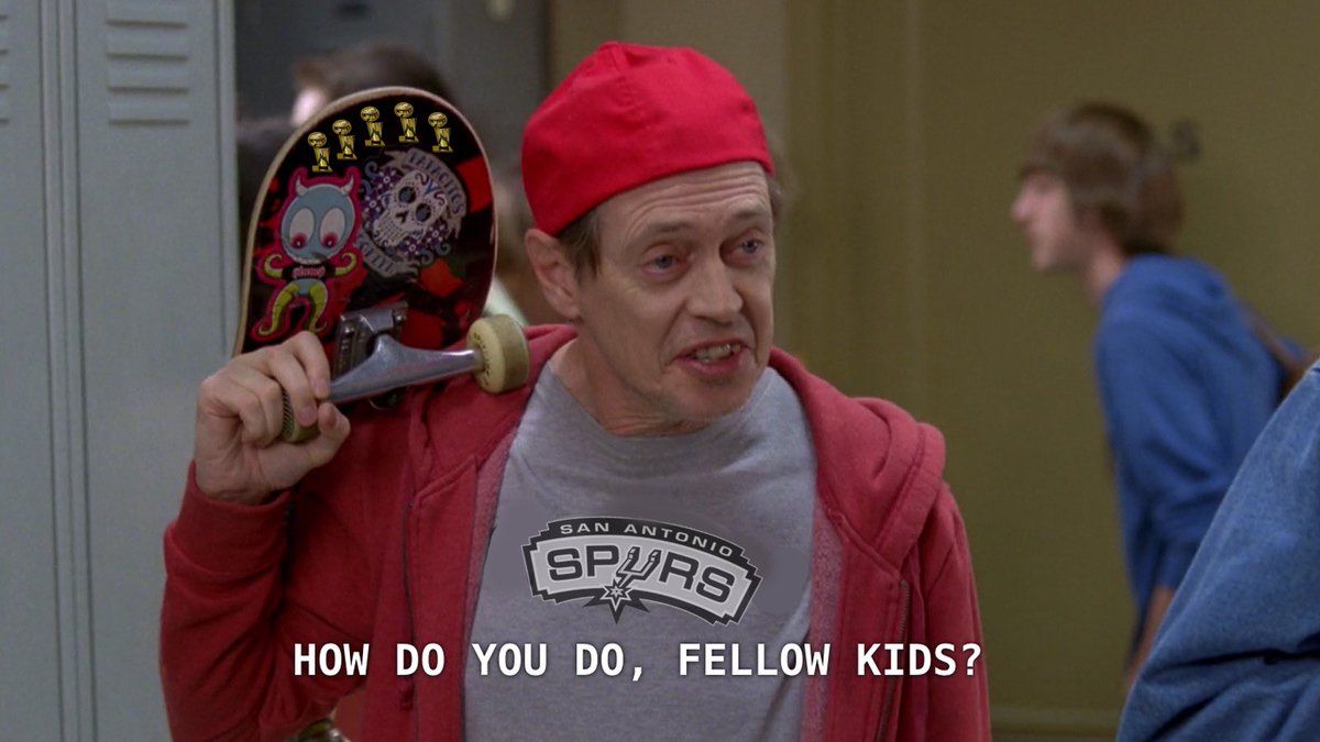 WorldWideWob's tweet photo. San Antonio Spurs showing up to the draft lottery for the first time since 1997 https://t.co/Zd9TnI7XLJ