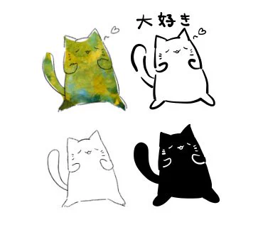 LINEスタンプ絵柄候補 