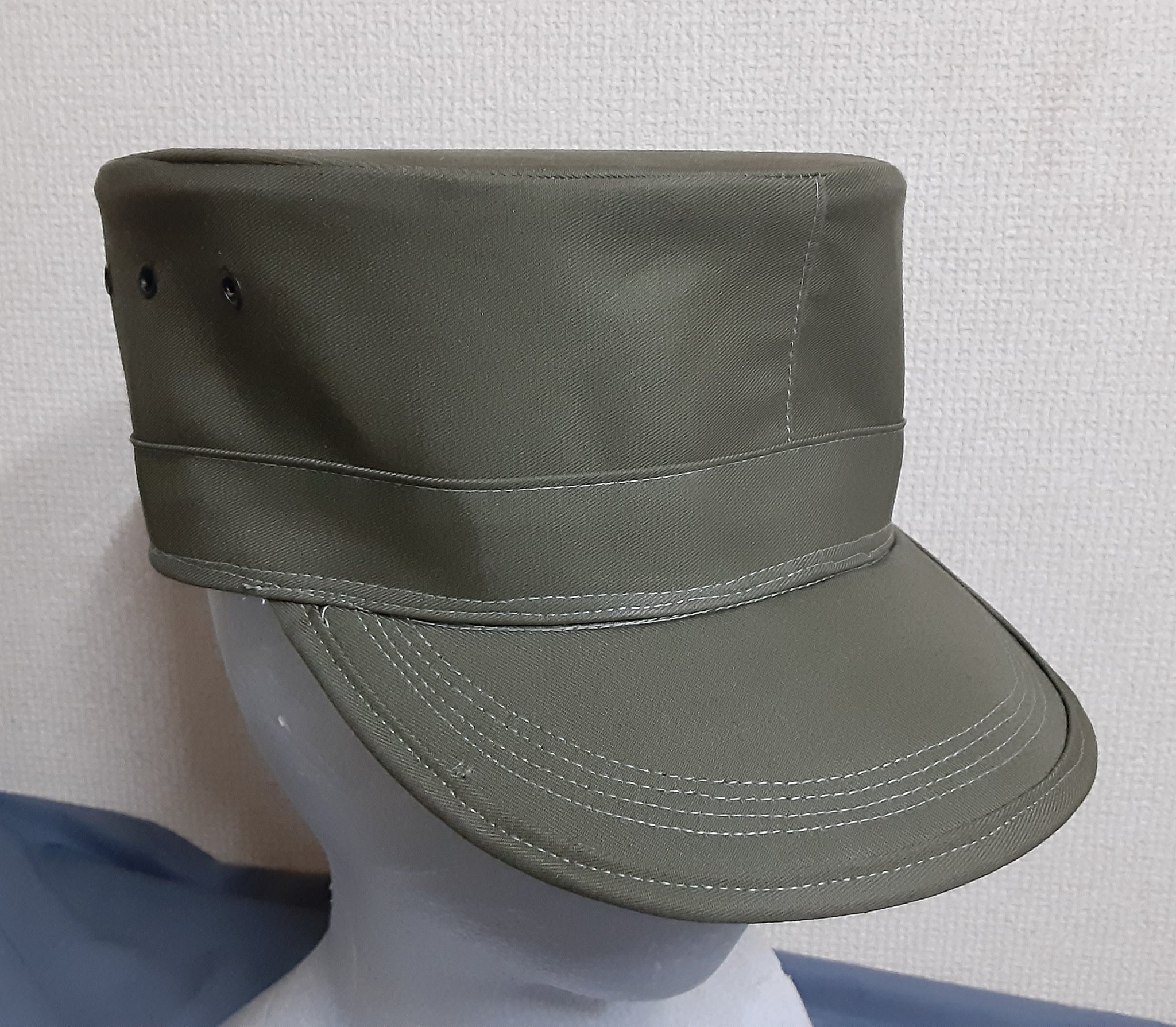 ベトナム戦争大韓民国海兵隊八角帽ODサイズ7-3/4 ふみ ベトナム戦争大韓民国海兵隊八角帽ODサイズ7-3/4 ふみ