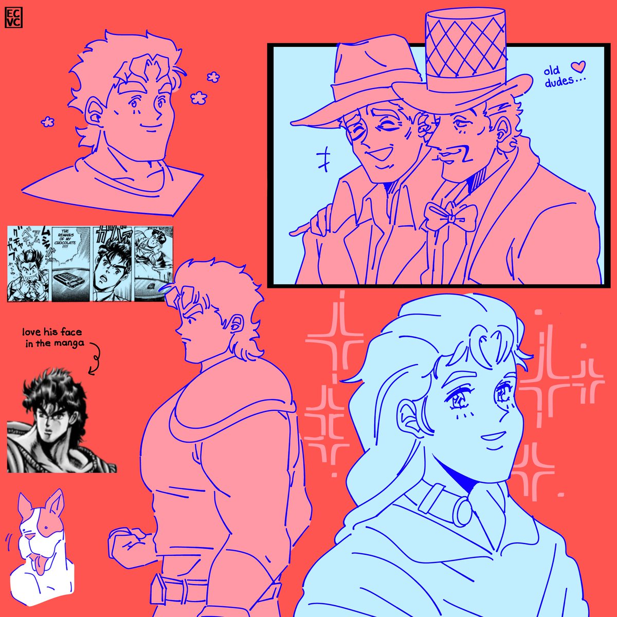 some pb doodles from my lunch break cuz a kid convinced our painting teacher to completely skip part 1 in zoom class yesterday and uh.... i dont. i dunno.. i just kinda miss them yknow ?