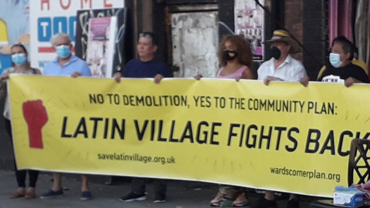 MartinBallN17's tweet photo. @LatinVillageUK @MayorofLondon @TfL @CllrEjiofor @7_SistersMarket @haringeycouncil @Our_Tottenham @coadje @DavidLammy @Dawn_Barnes @kmamoyeed @Wards_Corner @n15devtrust @JoanneMcCartney @IDiakides @GunesMakbule @preston_tabois @Bob_Hare @HaleTottenham @mikehakata @luke_harrison @SadiqKhan @TottenhamTCM @CllrGideonBull Another well supported &amp; passionate #SaveLatinVillage protest tonight. Several #traders spoke about being denied their right to earn a #living. London Renters spoke of their backing for campaign, &amp; three Labour cllrs present heard about the continuing TFL #failure of the traders. https://t.co/9qi85Y8N1f