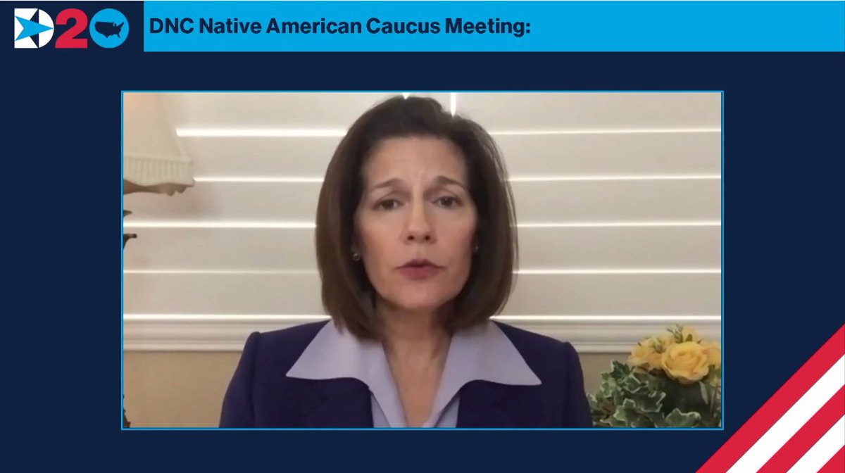 ManilanH's tweet image. "There is no doubt that our Tribal communities are the foundation of our Democracy." - Senator @CatherineForNV 

Say it louder for those in the back! 👏👏👏 #NativeVote #NativeVote20 #DemConvention #DNC