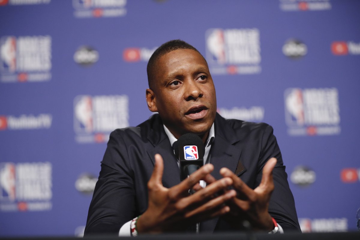 BleacherReport's tweet image. Raptors president Masai Ujiri releases statement about systemic racism and altercation with security during 2019 NBA Finals
