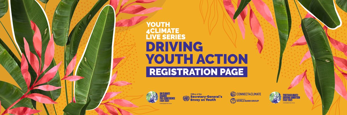 adebotes's tweet photo. Episode 3 of the @PreCop26ITA's #Youth4ClimateLive series is a few days away - August 28th, 2020, 3pm WAT.

The focus is Driving Youth Action, and you should be a part. Register here: https://t.co/CAkAZLQY8A 

#ClimateAction #ClimateChange #YouthEngagement #Youth2030 https://t.co/coXVB1kpgl