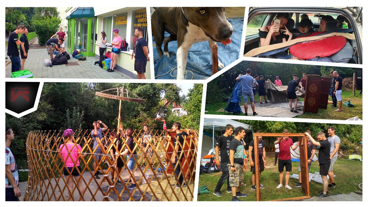 LinkupVR's tweet photo. 13th of August is a special day in our hearts: it's the birthday of the LINKUP❗️🎂
We celebrated it with a cool camp party! ⛺ Because the LINKUP's "K" means "community" in Hungarian. ❤️
#linkupvresa #birthday #anniversary #2nd #team #community #together #offlineparty #vr #oculus https://t.co/FGfTQGVIhi