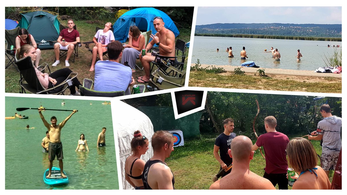 LinkupVR's tweet photo. 13th of August is a special day in our hearts: it's the birthday of the LINKUP❗️🎂
We celebrated it with a cool camp party! ⛺ Because the LINKUP's "K" means "community" in Hungarian. ❤️
#linkupvresa #birthday #anniversary #2nd #team #community #together #offlineparty #vr #oculus https://t.co/FGfTQGVIhi