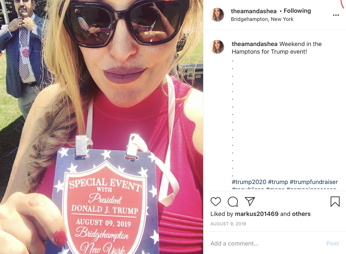 Here’s her badge and the date of the event in August 2019Now in June, she says she at the wall. Praises the foreman for all the work he’s done.How does she get the money to travel to these events?4/