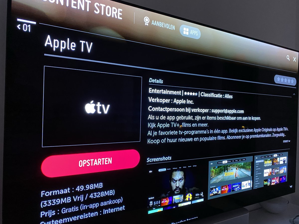 Openlijk Preventie betreuren Bas van der Ploeg on Twitter: "The Apple TV app is now available on my 2018 LG OLED. 😍🥳 https://t.co/GEqCbgLTaF" / Twitter Openlijk Preventie betreuren Bas van der Ploeg on Twitter: "The Apple TV app is now available on my 2018 LG OLED. 😍🥳 https://t.co/GEqCbgLTaF" / Twitter