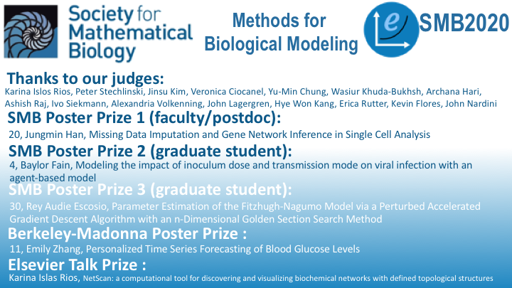 SMB Methods for Biological Modeling tweet media
