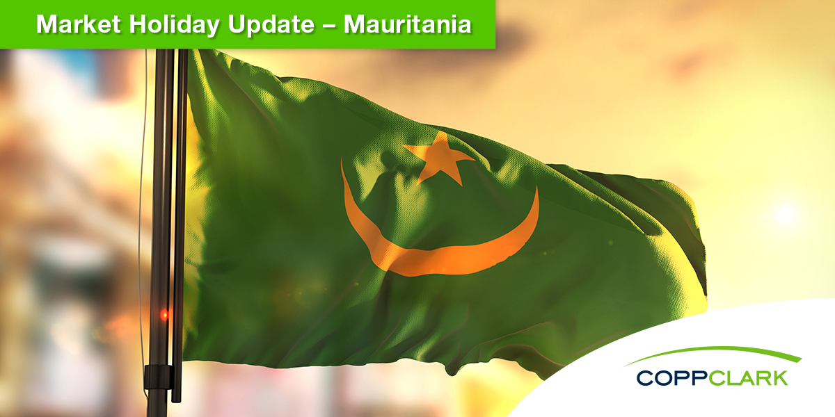 CoppClark's tweet photo. Market Holiday Alert - #Mauritania #MRU. Learn which financial centers are affected. Visit https://t.co/Snu3MZIWbZ.
Follow us for the latest #FinancialCalendars, #Financial #MarketHolidays, #FXHolidays, #BankHolidays, #ExchangeHolidays. https://t.co/nio6Qi5It7