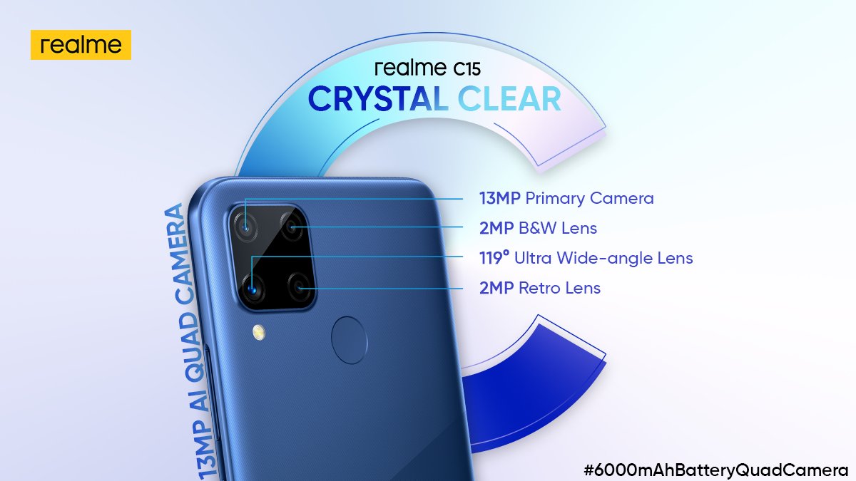 strategie Voorverkoop Ontspannend realme on Twitter: "The Quad Camera setup on #realmeC15 offers: 👉 Enhanced picture quality with the 13MP Primary Camera 👉 Artistic photos with the 2MP B&W Lens 👉 More of your world, strategie Voorverkoop Ontspannend realme on Twitter: "The Quad Camera setup on #realmeC15 offers: 👉 Enhanced picture quality with the 13MP Primary Camera 👉 Artistic photos with the 2MP B&W Lens 👉 More of your world,