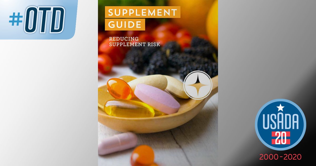 usantidoping's tweet photo. #OTD in 2018, @TrueSport released its Supplement Guide, which explains how to recognize and reduce the risks associated with dietary #supplements. 📙 #USADA20 #cleansport #antidoping  https://t.co/SKPPfw5HFC https://t.co/iW4lVMwJN2