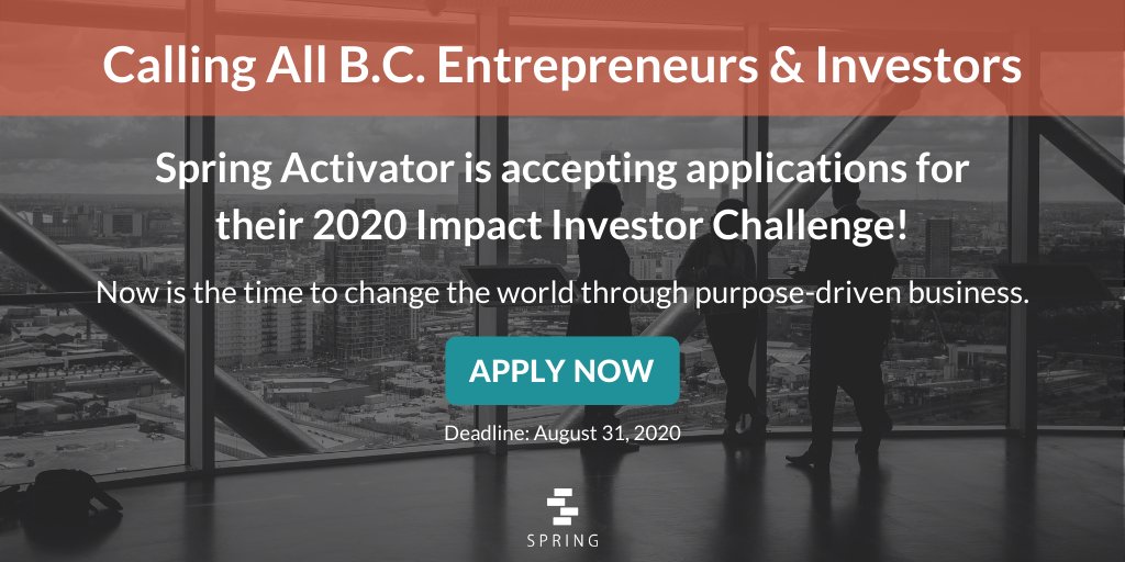 VIATEC's tweet image. Are you a budding investor or Entrepreneur looking for funding? Learn more: bit.ly/3aG4vd8 @Spring_is #yyjtech #startupbc #bctech