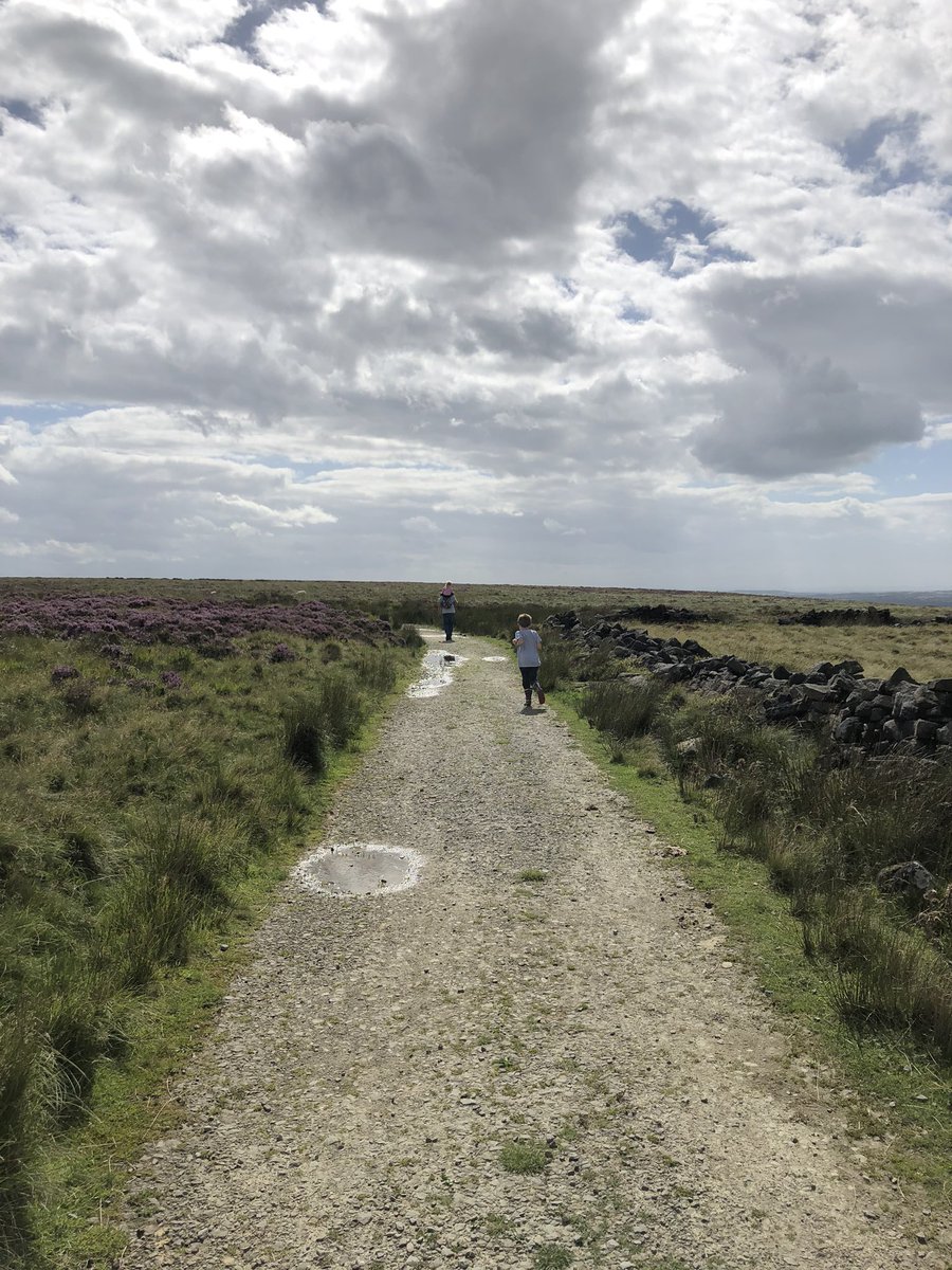 Day 20 #AHPsActive #WeActiveChallenge <a href="/WeAHPs/">WeAHPs 💙</a>  walk from White Coppice through Brinscall over the moors #windyweather#blowingawaythecobwebs#baabaasheep