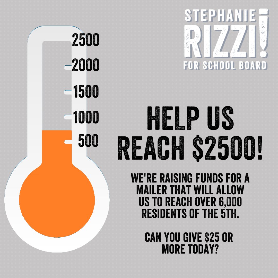 Rizzi4RPS's tweet photo. Update: We're getting there! Help us meet our goal by donating what you can today: https://t.co/CYcKGWfX17 https://t.co/M1VUdfEtZc